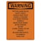 Signmission OSHA WARNING Sign, Petting Farm Rules First!, 18in X 12in Rigid Plastic, 12" W, 18" L, Portrait OS-WS-P-1218-V-13412 - alternate 1
